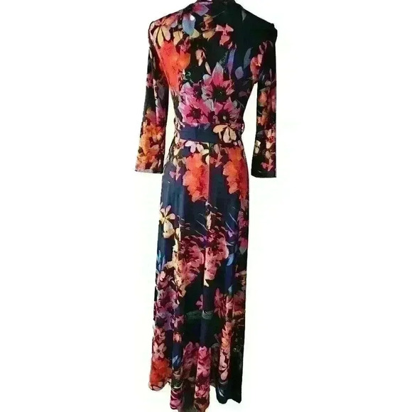 ✨Like New✨ Venus Floral Print Belted Maxi Dress, Size XS - Picture 2 of 8